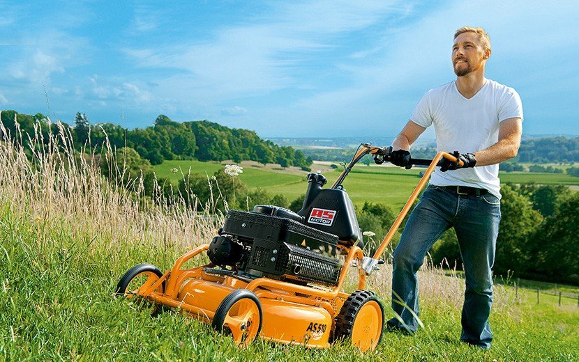 AS-Motor Benzin-Mulchmäher mit Vario-Radantrieb 510 ProClip 2T ES A
