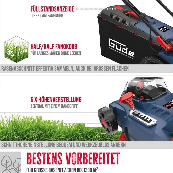 Güde Akku-Rasenmäher RM 36-0.37