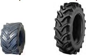 Iseki AS-Räder breit vorn 23 x 10.50 -12, hinten 280 / 70 R18