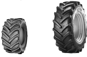 Iseki AS-Räder breit vorn 23 x 10.50 - 12, hinten 280 / 70 R18 passend für TM 32