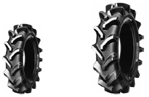 Iseki AS-Räder vorn 5.00 - 12, hinten 9.50 - 16 passend für TM 3187