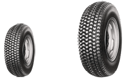 Iseki Rasenräder vorn 212 / 80 D15, hinten 355 / 80 D15 passend für TLE 3410