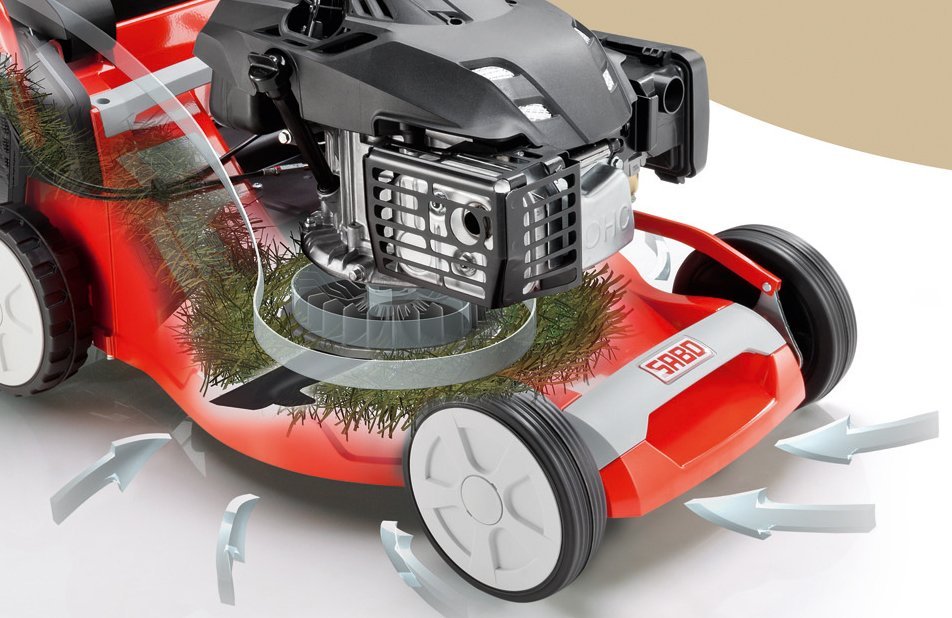 Sabo Benzin-Rasenmäher mit Radantrieb 47-VARIO E