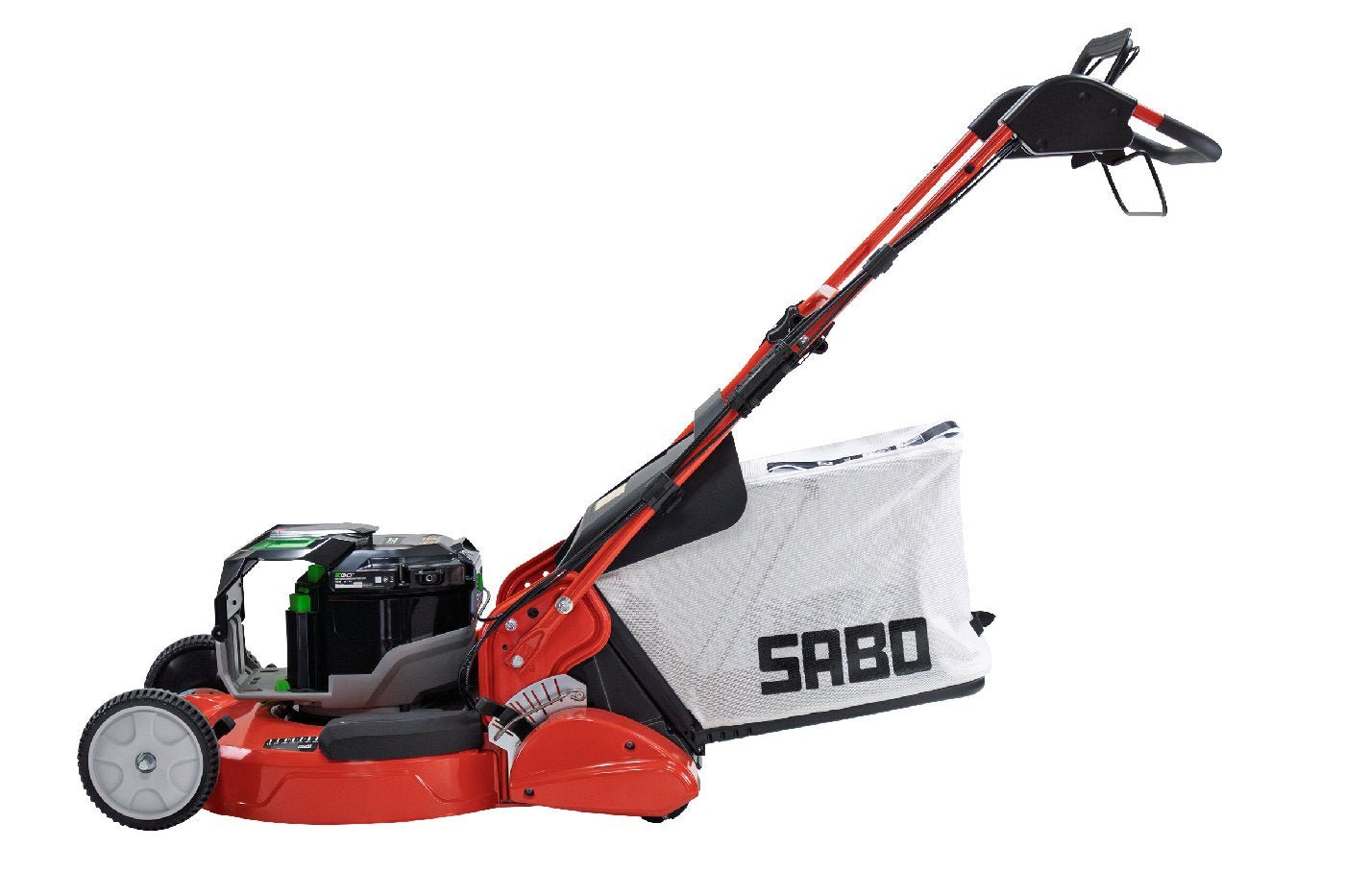 Sabo Profi-Akku-Rasenmäher mit Walze und Radantrieb 54-E R Vario