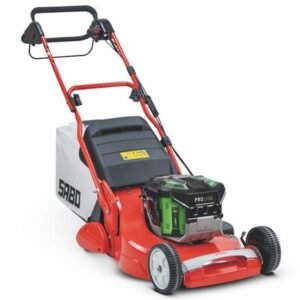 Sabo Profi-Akku-Rasenmäher mit Walze und Radantrieb 54-E R Vario