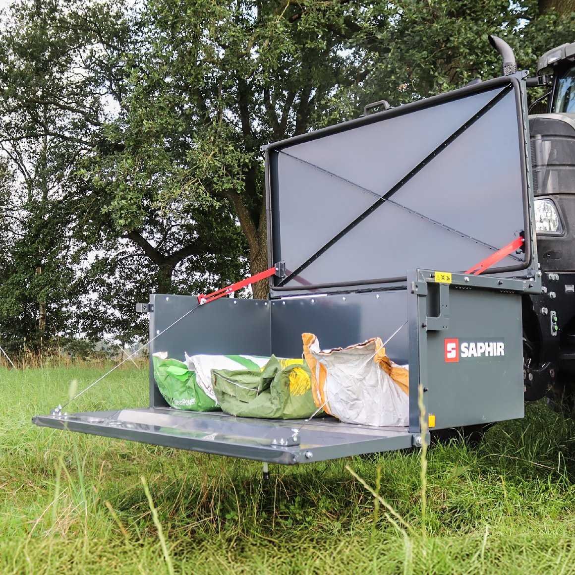 SAPHIR Transportbox TB 141 - Euro- und Dreipunktaufnahme, Spritzwassergeschützt