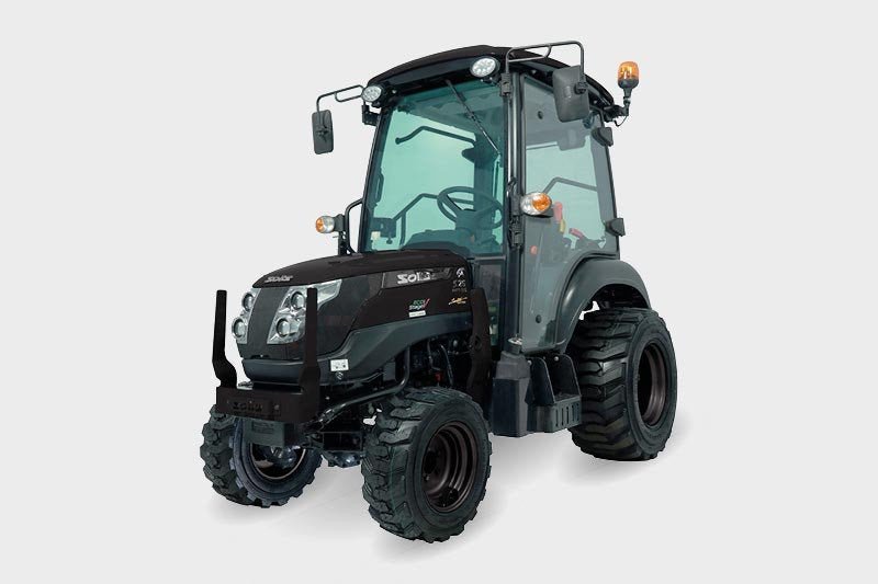 Solis Kompakttraktor 26 9+9 Panther in schwarz mit Kabine Grundmaschine ohne Bereifung