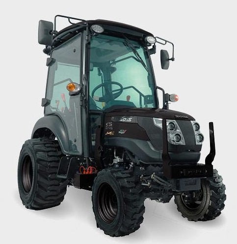 Solis Kompakttraktor 26 9+9 Panther in schwarz mit Kabine Grundmaschine ohne Bereifung