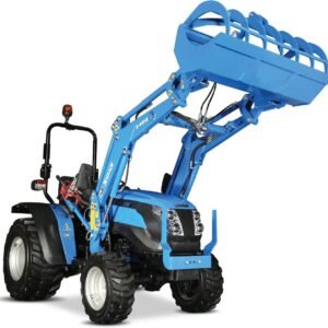 Solis Kompakttraktor 26 HST mit Frontlader, Schaufel und Galaxy-Pro Bereifung