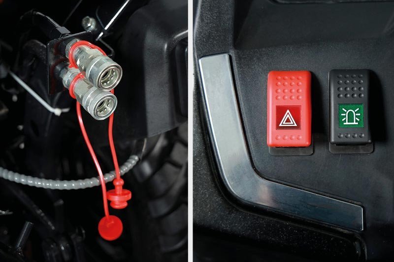 Solis Kompakttraktor 26 HST Panther in schwarz mit Kabine Grundmaschine ohne Bereifung