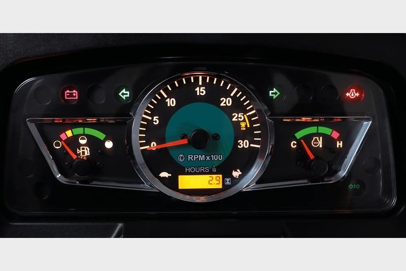 Solis Kompakttraktor 26 HST Panther in schwarz mit Kabine Grundmaschine ohne Bereifung