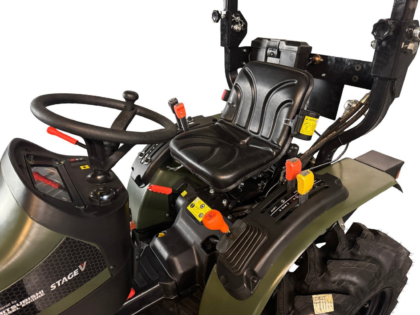 Startrac Allrad-Kleintraktor 22 Nato-Grün mit Ackerstollenbereifung