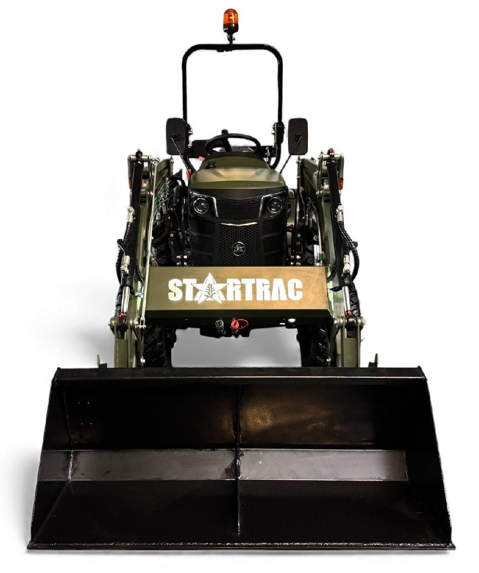 Startrac Allrad-Kleintraktor 26 mit Galaxy-Garden-Pro-Bereifung + Frontlader inklusive Schaufel