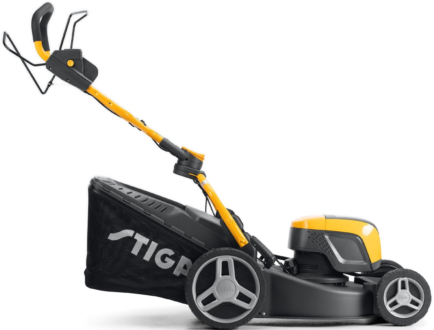 Stiga Akku-Rasenmäher mit Radantrieb Combi 548e S Kit mit 5 Ah Akku und Ladegerät