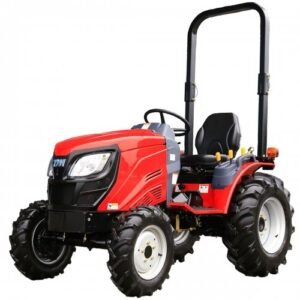 Tym Allrad-Kompakttraktor T255 mit Rasenbereifung und 153cm Zwischenachsmähwerk