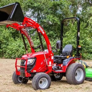 Tym Allrad-Kompakttraktor T265 HST mit Industriebereifung, Frontlader, Palettengabel, OPG-Dach