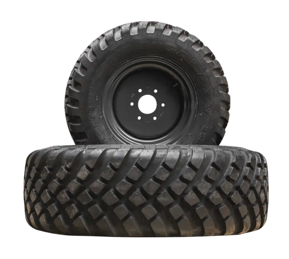 Tym Kommunalbereifung breit vorne 280/70 R16, hinten 380/70 R24 passend für Tym Allrad-Kompakttraktor F25, F50Rn, 5025, 6225