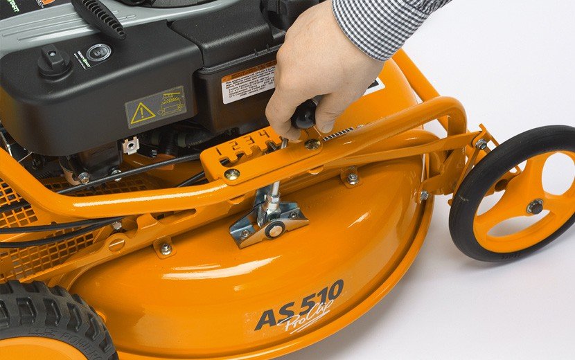 AS-Motor Benzin-Mulchmäher mit Vario-Radantrieb 510 ProClip 2T ES A - Ausstellungsgerät – Bild 4